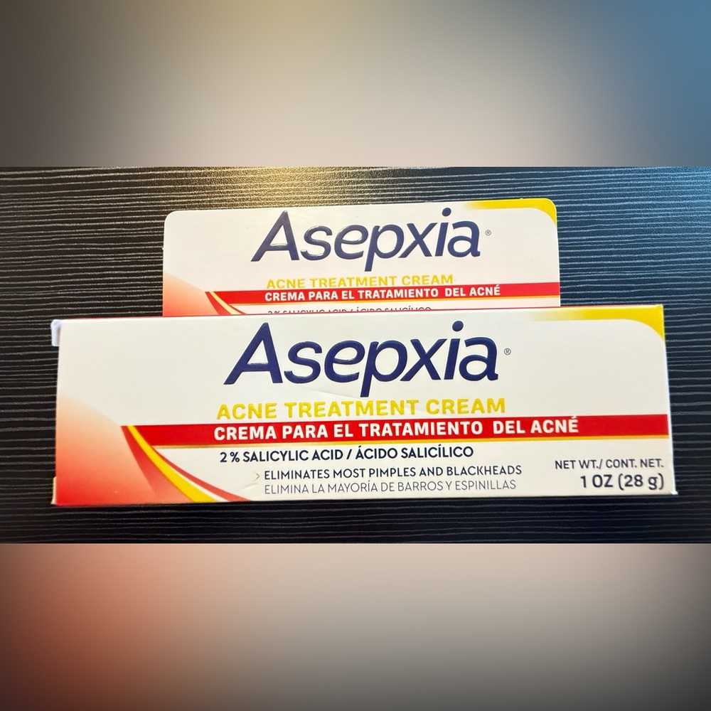 Asepxia Acne Treatment Cream for Pimples and Blackheads Maximum Strength 1oz